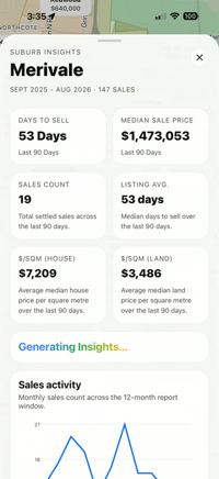 Atlas on iOS: A suburb insight report